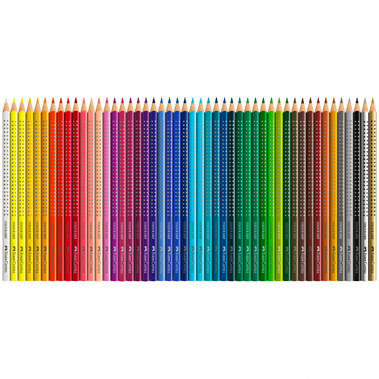 Набор карандашей цветных Faber-castell "Grip 2001" 48 шт в подарочной картонной коробке