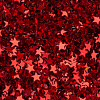 Блестки декоративные "Decola" звезды,  размер 4 мм, 20 г, красный радужный